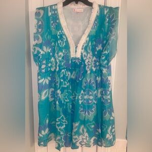 NWOT XL Jude Connally Cotton Voile Larissa Swing Dress